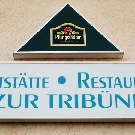 Gaststaette Zur Tribuene Aparthotel Pfungstadt Bagian luar foto